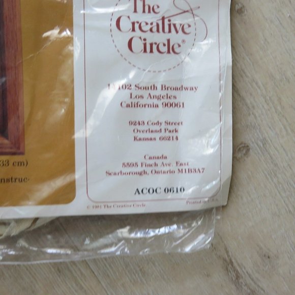 Vintage Creative Circle CLASSIC BOUQUET 0610 New Old Stock USA Made - Picture 11 of 11